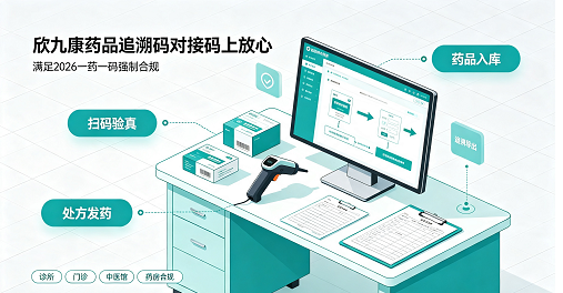 欣九康药品追溯码对接码上放心 助力诊所落地 2026 一药一码强制合规