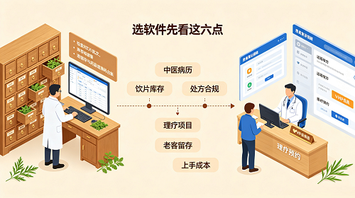 中医诊所到底该用什么管理软件?这6点没想清楚，很容易踩坑